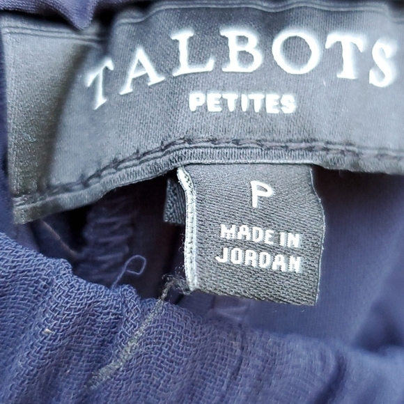 Talbot Navy Blue 2 pc Vest Suit S/P NWT Career suit - Picture 7 of 7